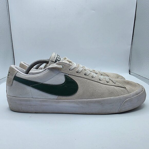 Nike SB Zoom Blazer Pro GT Mens SIze 12 White Green Sneaker Shoes Casual Walking - Picture 12 of 13